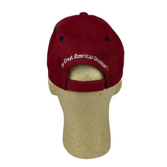 Bombardier Learjet 500 Red Embroidered Strapback Hat Texas Motor Speedway 2008 - Picture 4 of 7